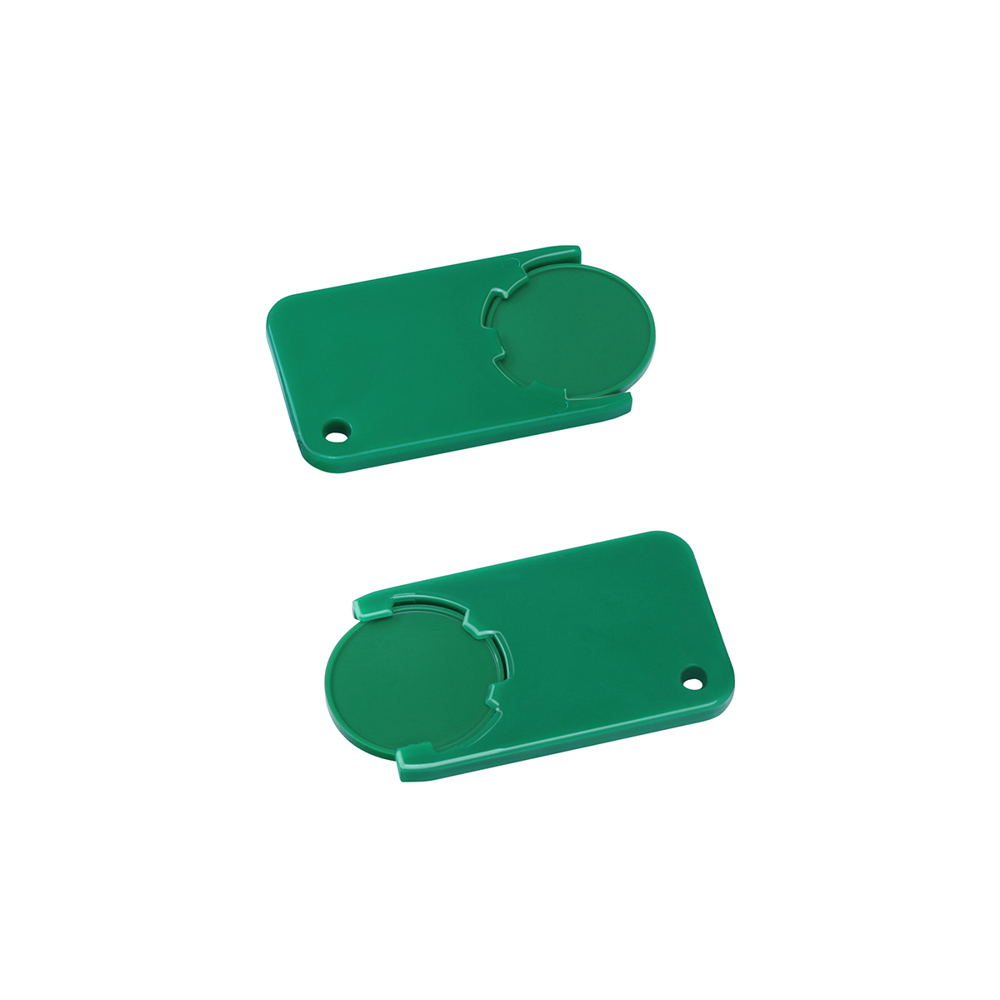 Chiphalter mit 1€-Chip "Beta" - grün/grün