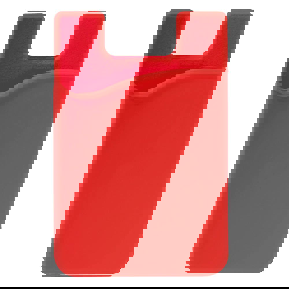 Telefon Silikon Kartenhalter - rot