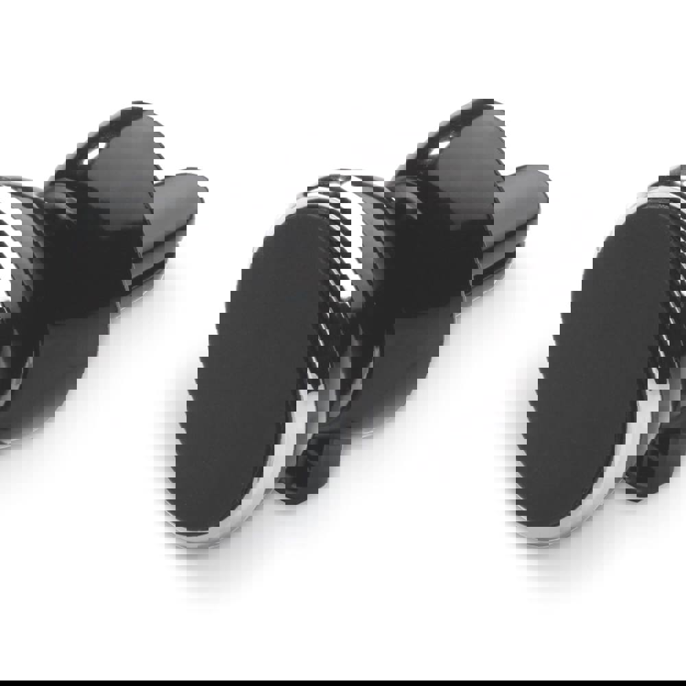 Magnetischer Auto Handyhalter für die Lüftung - schwarz / silber