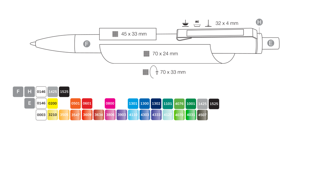 Kugelschreiber EXOS RECYCLED