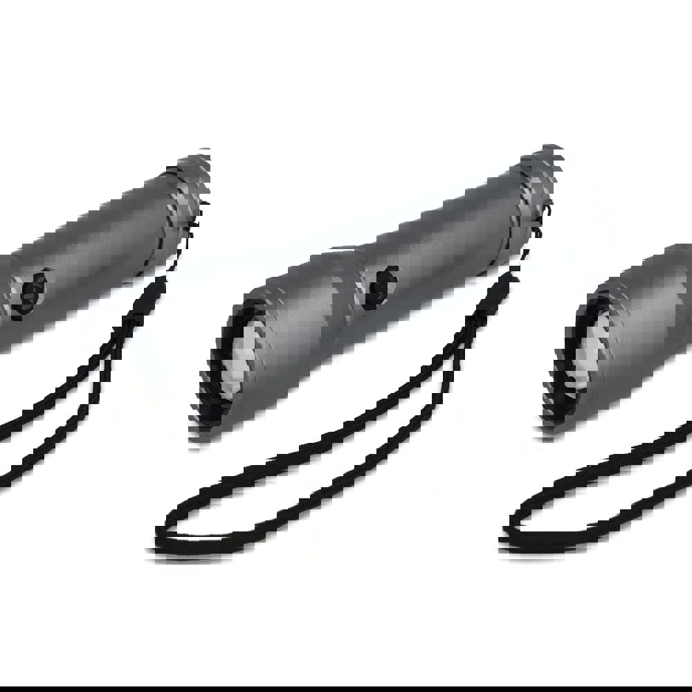 Wiederaufladbare Taschenlampe aus recyceltem Aluminium IPX4 - Silber