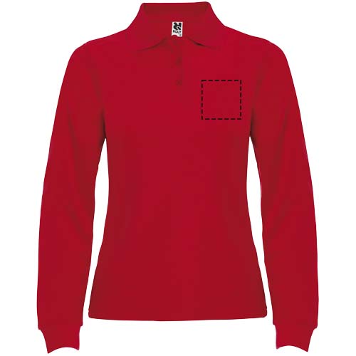 Estrella Langarm Poloshirt für Damen