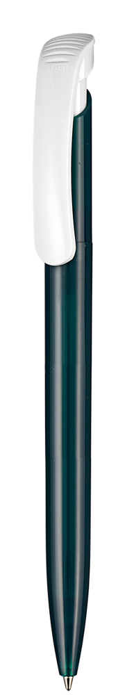 Kugelschreiber CLEAR TRANSPARENT S - smaragd-grün TR/FR