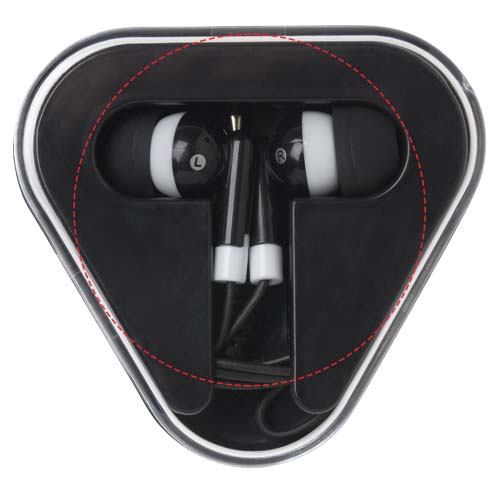 Rebel Ohrhörer mit Aufbewahrungsbox aus recyceltem Kunststoff