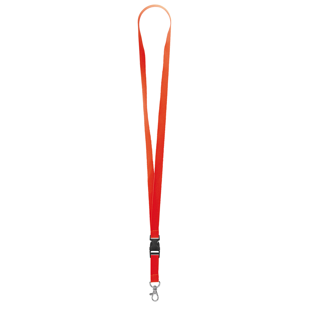 Schlüsselband/Lanyard "Standard" - Signalrot (ca. Pantone 485C)