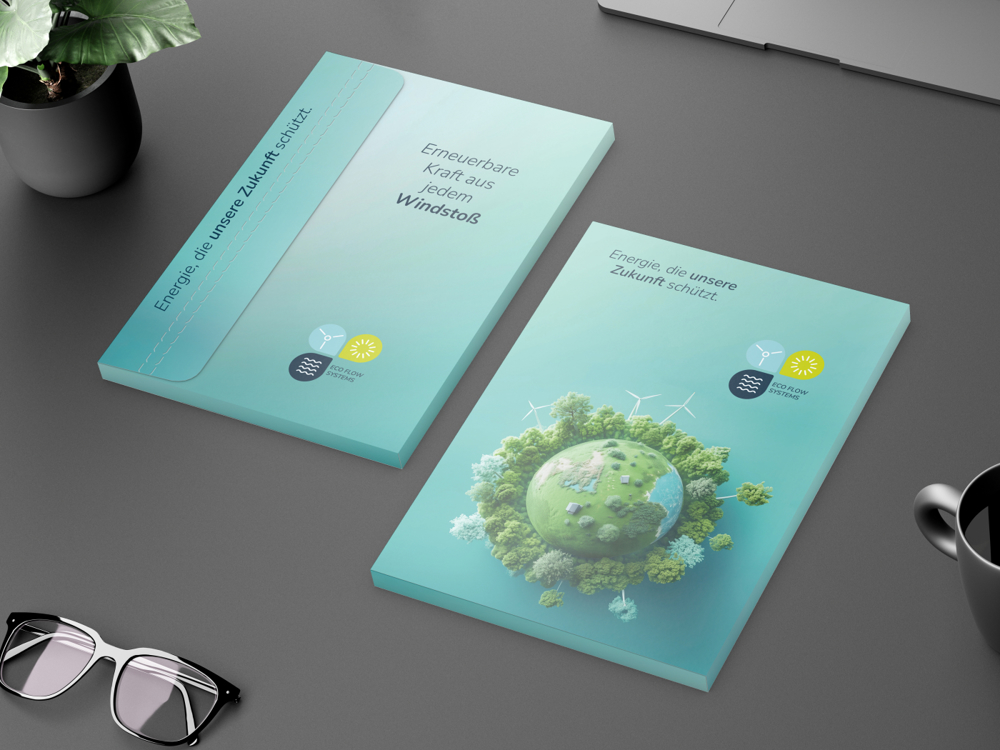 Versandmappe RECYCLING, 4/4farbig, ohne Fenster