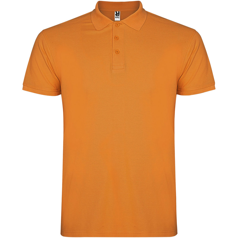 Star Poloshirt für Herren - orange
