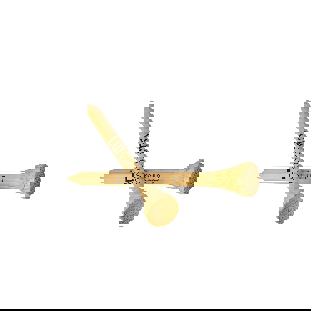 Tee aus Bambusholz 70 mm - Naturel