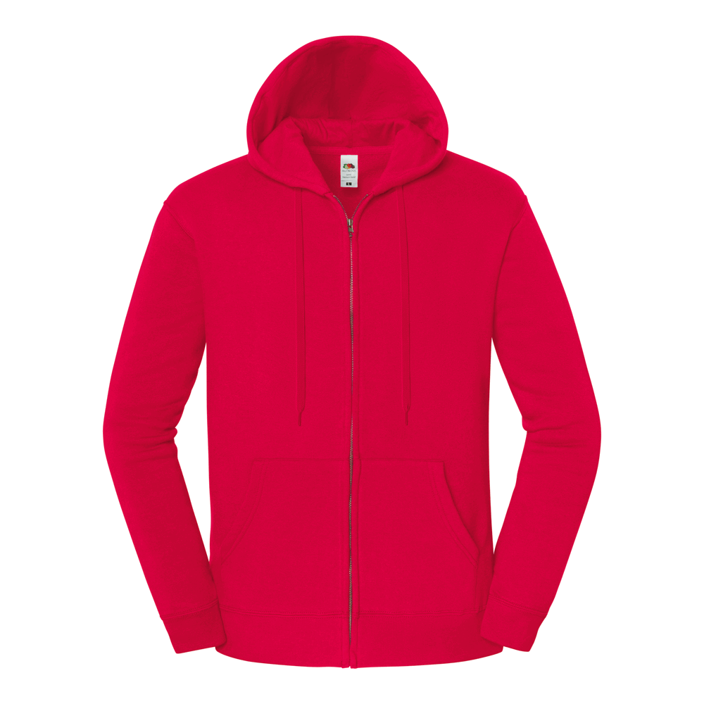 622860 - Iconic Premium Kapuzen Sweatjacke - rot