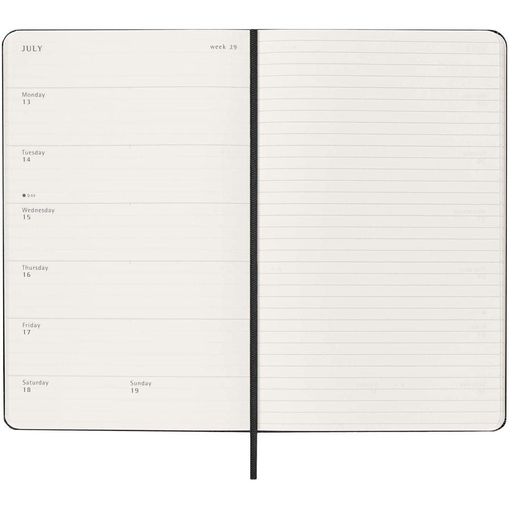 Moleskine Hardcover 12 Monate Wochenkalender L