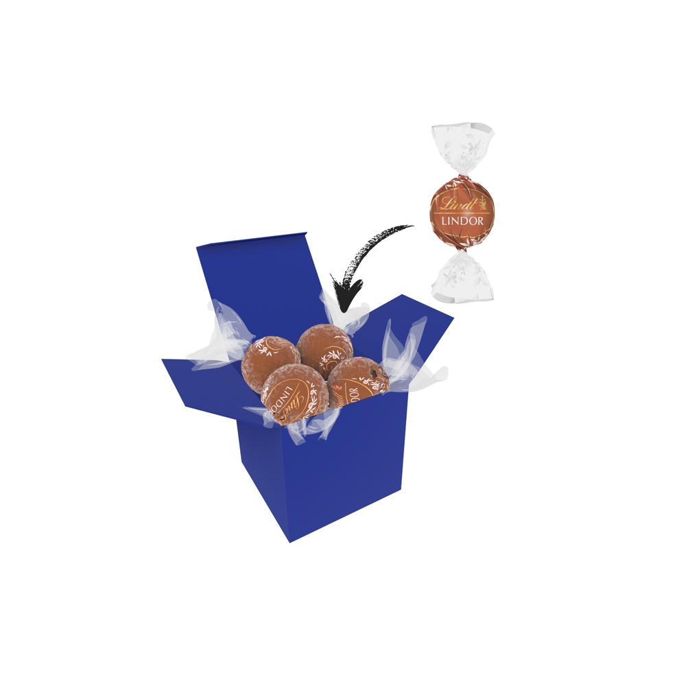 Color Lindor Box - Dunkelblau - Gold