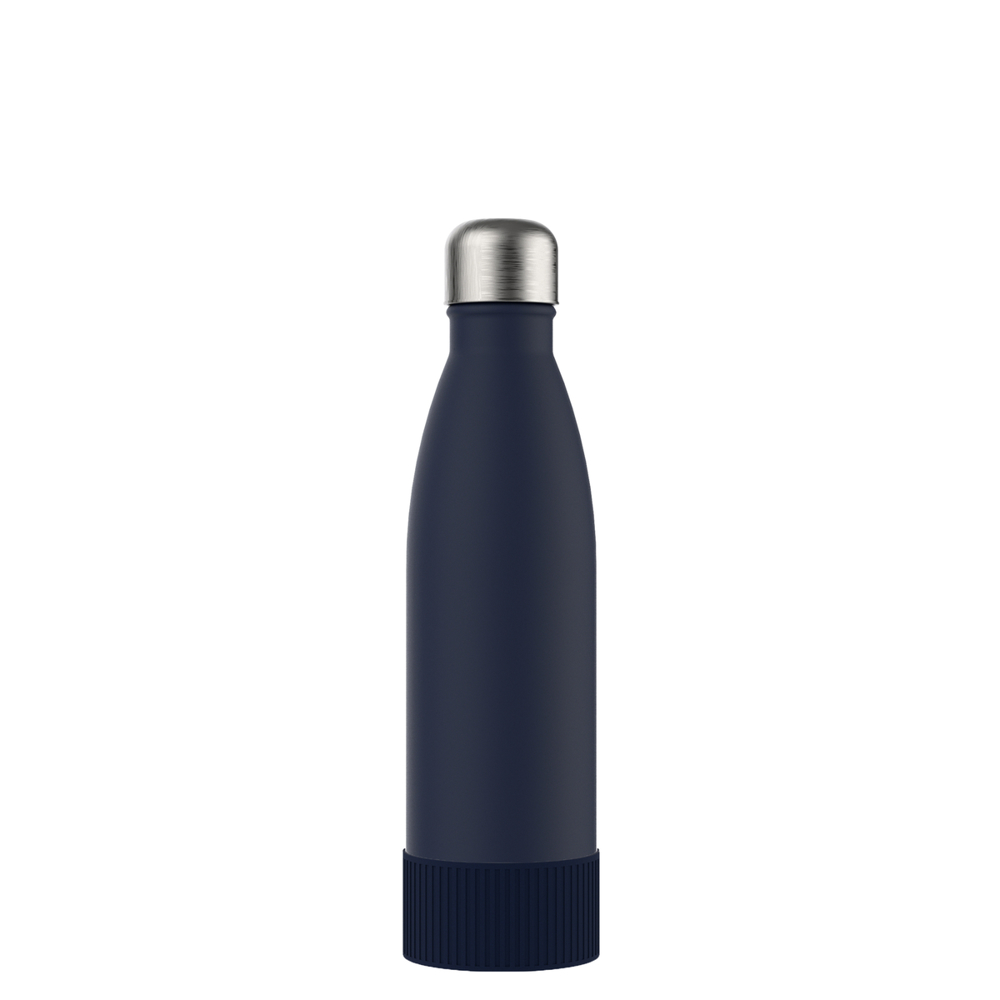 Thermotrinkflasche RETUMBLER-NIZZA - marineblau, silber