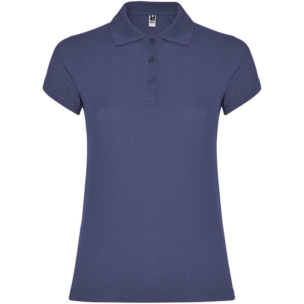 Star Poloshirt für Damen - denimblau