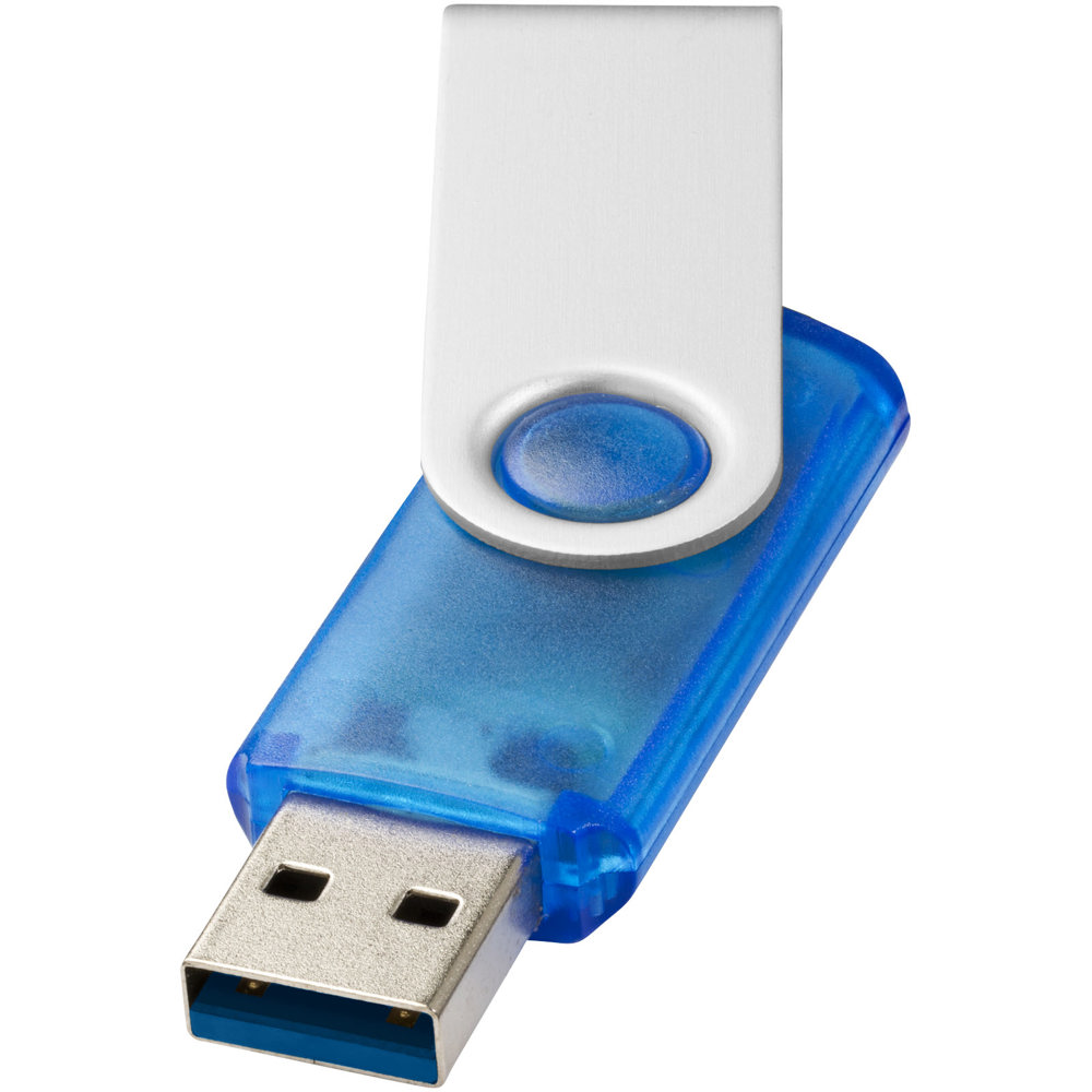 Rotate USB-Stick 3.0 transparent - Blau