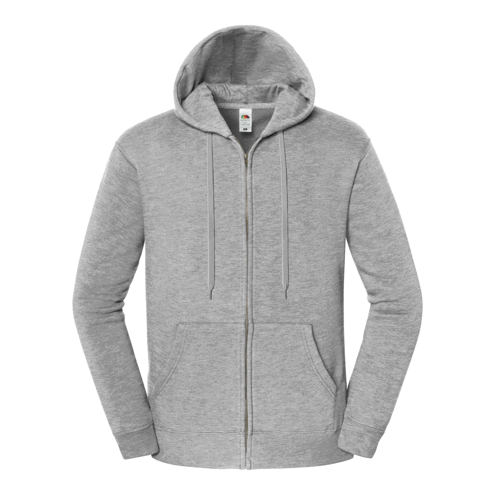 622860 - Iconic Premium Kapuzen Sweatjacke - athletic heather