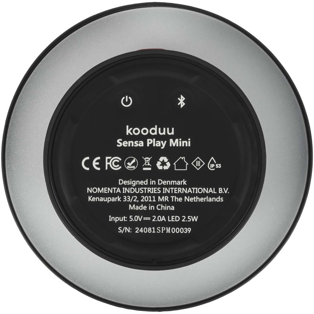 Kooduu Sensa Play Mini Tragbarer Lautsprecher mit Leuchte