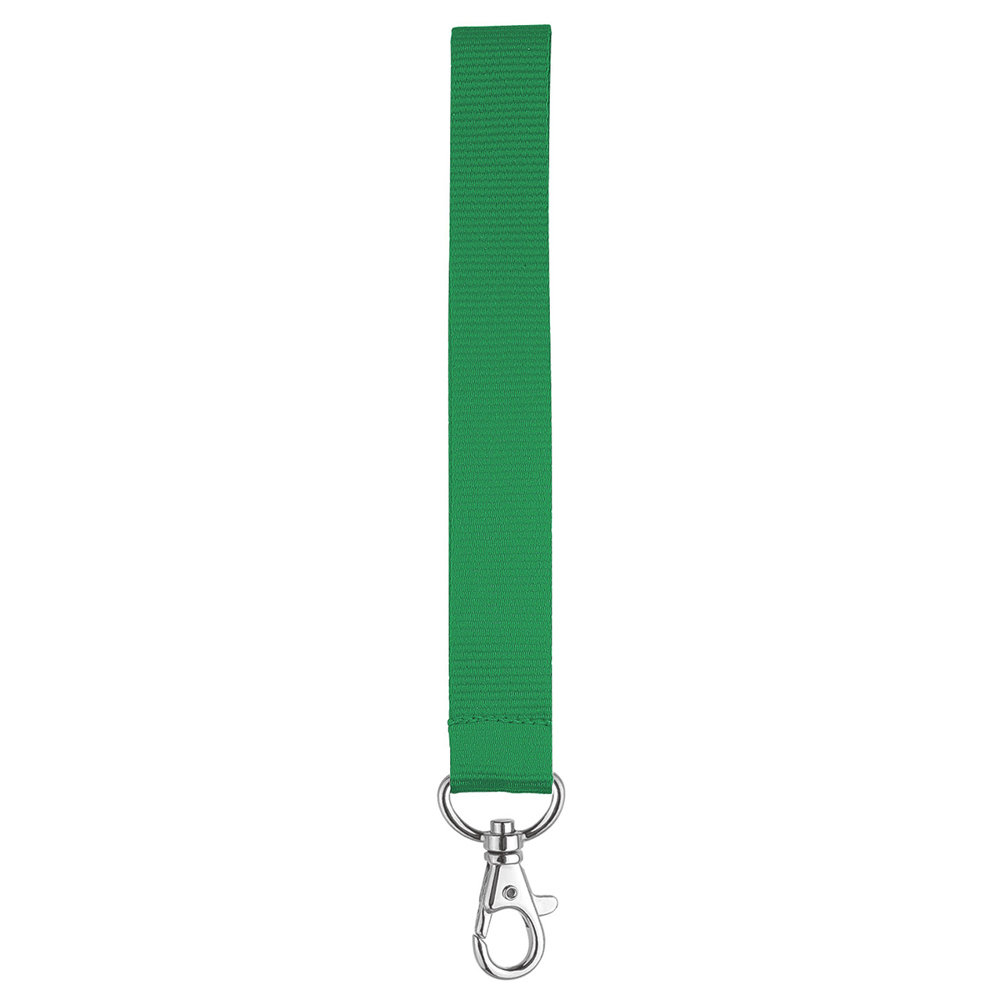 Kurz-Lanyard mit Standardkarabiner, - Grasgrün (ca. Pantone 354C)