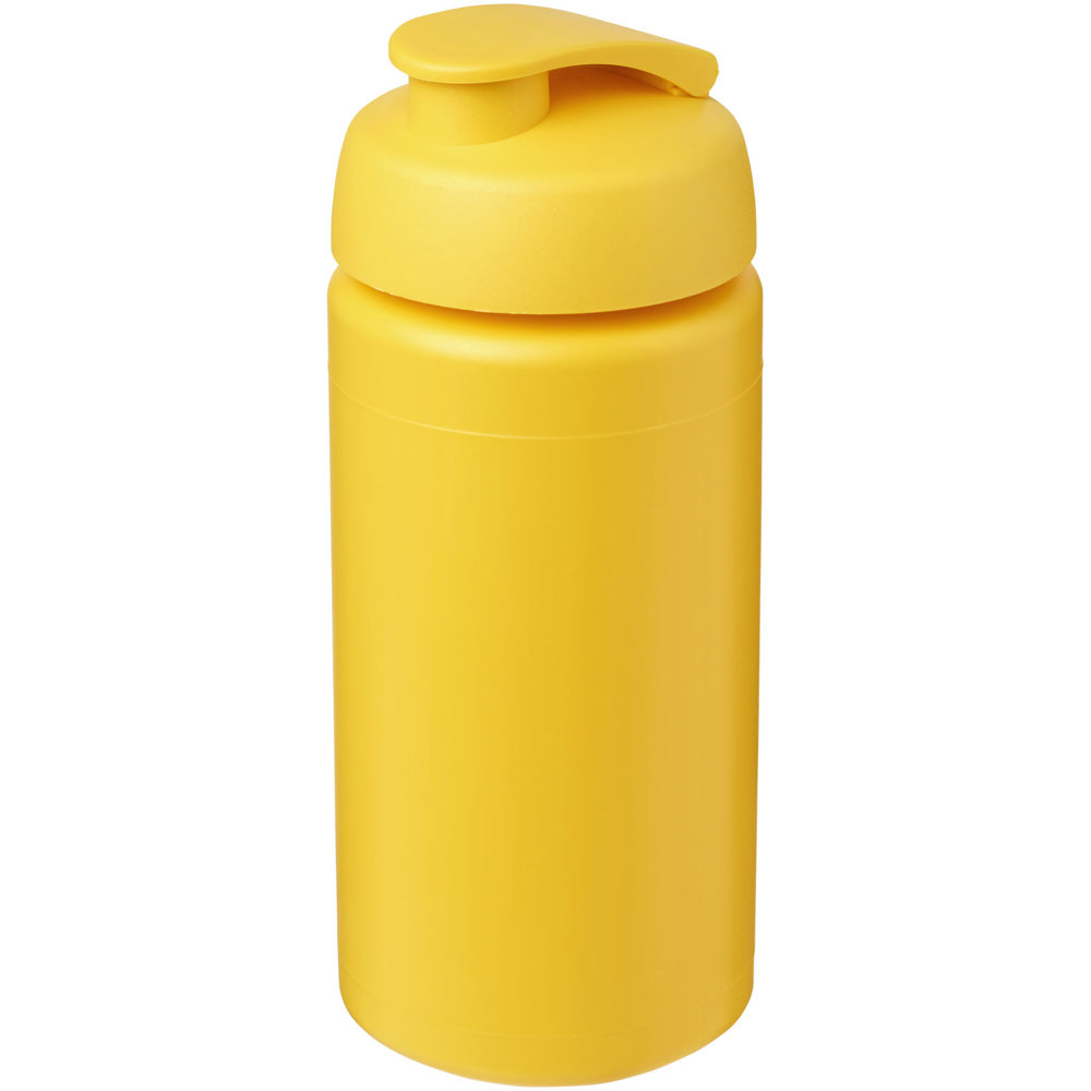 Baseline® Plus grip 500 ml Sportflasche mit Klappdeckel - gelb