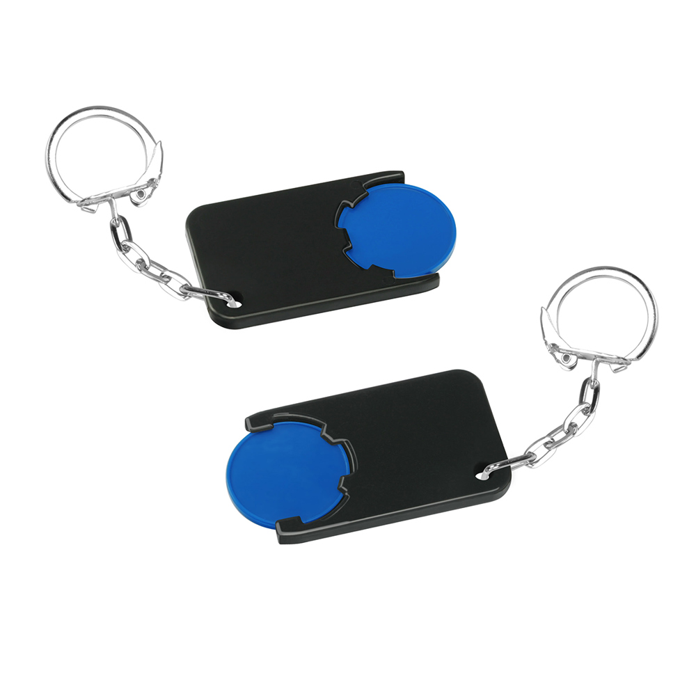 Chiphalter mit 1€-Chip "Beta" - blau/schwarz