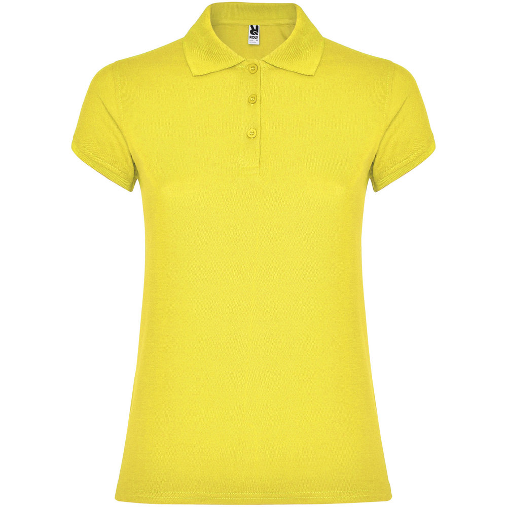 Star Poloshirt für Damen - gelb
