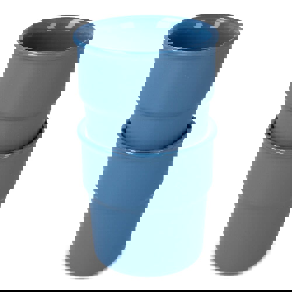 InSideOut Cup Fika Becher 2er Set 280ml - blau