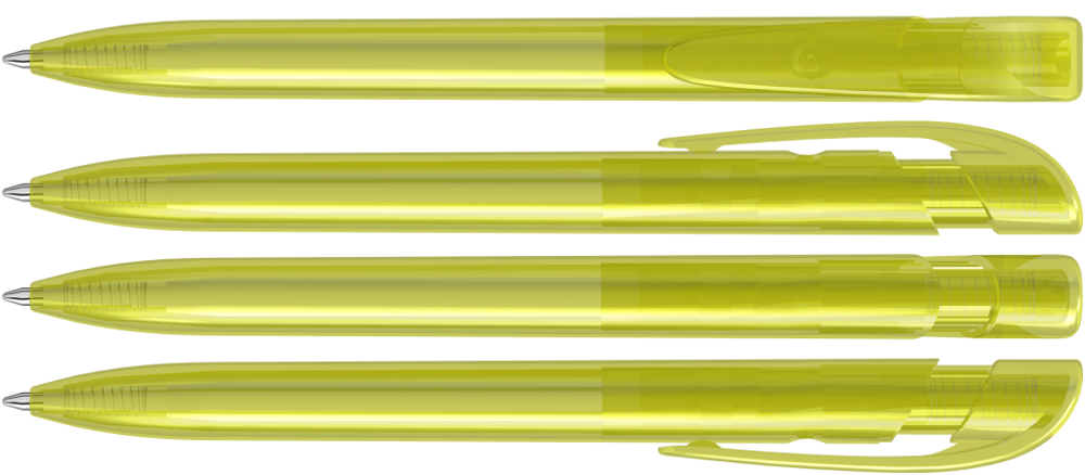 YES transparent, gelb