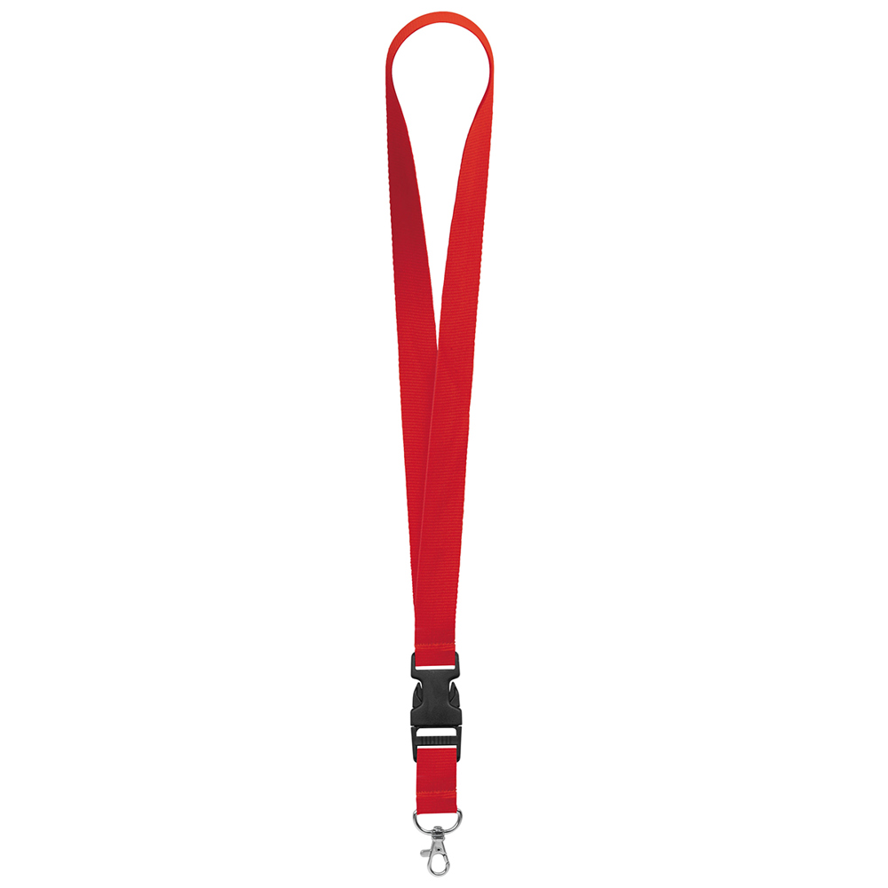 Schlüsselband/Lanyard "Standard" - Karmesinrot (ca. Pantone 1795C)