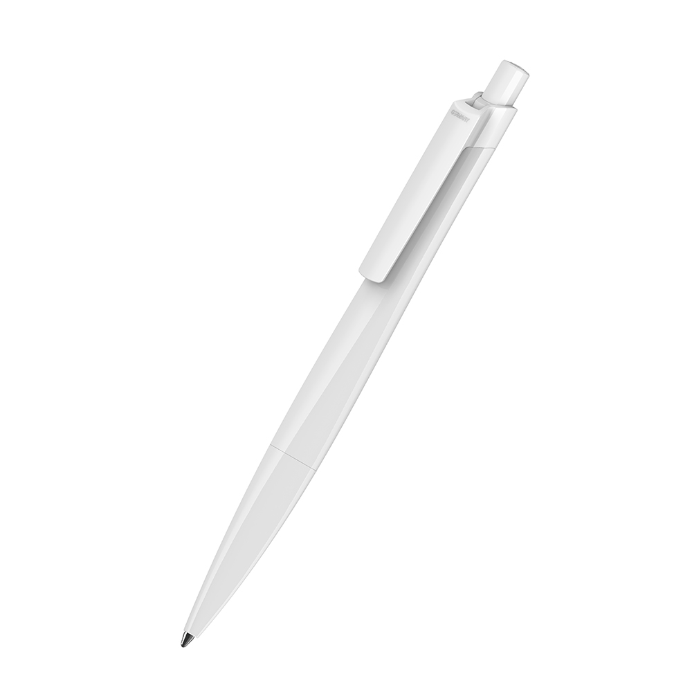 Klio-Eterna - Shape recycling - Druckkugelschreiber - Weiss