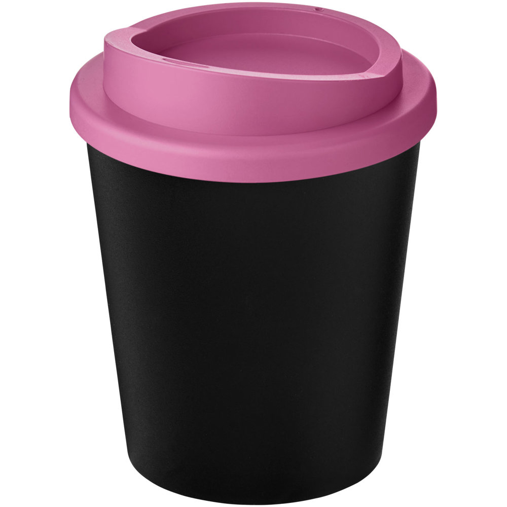 Americano® Espresso Eco 250 ml recycelter Isolierbecher - schwarz, magenta