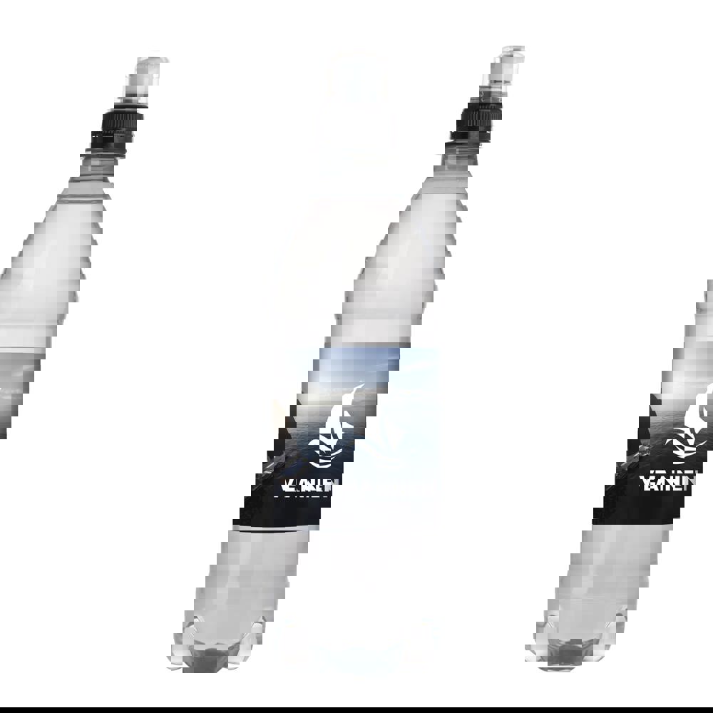 Quellwasser 500 ml mit Sportverschluß - schwarz