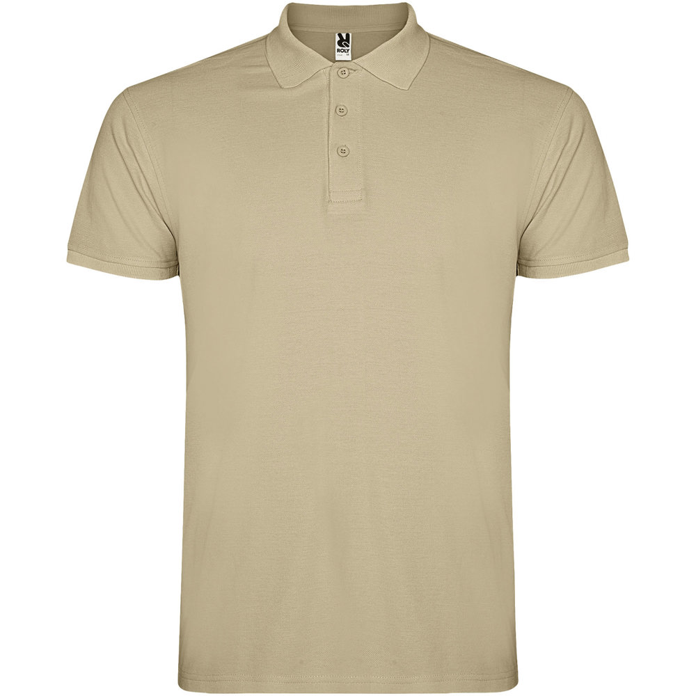 Star Poloshirt für Herren - sand meliert