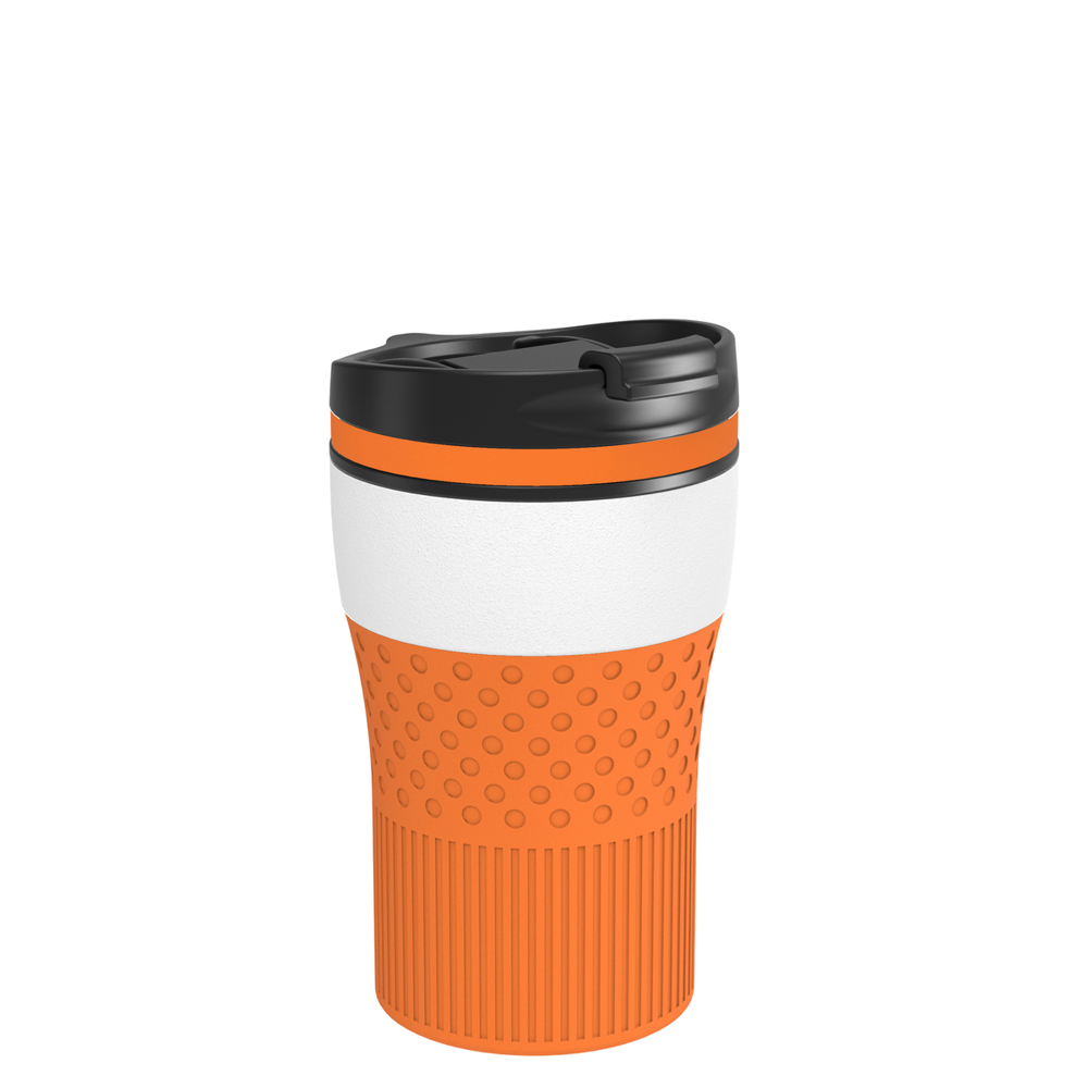 Thermobecher RETUMBLER-BAYAMO CORPORATE - weiß, orange
