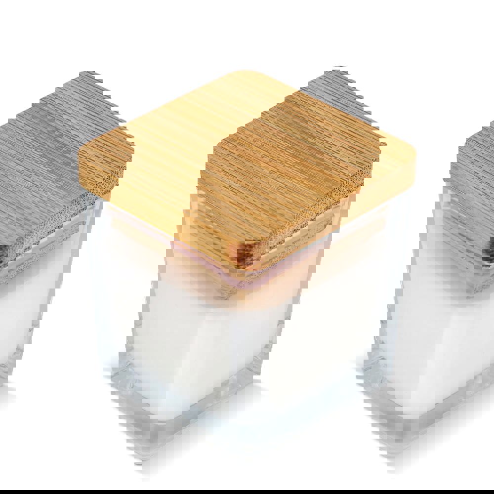 Chakra Kerze auf pflanzlicher Basis im Glasgefäß - weiss