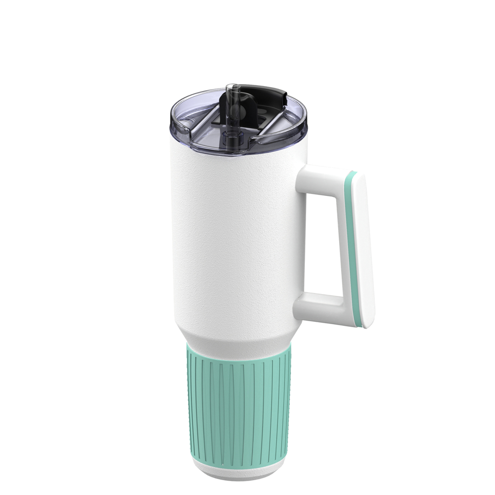 Thermobecher RETUMBLER-myKINGS CANYON 900 - mint, hellblau, weiß