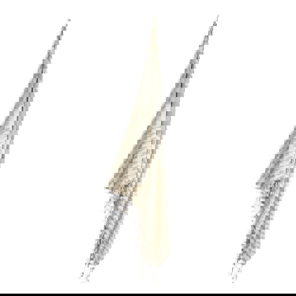 Sagaform Ella Hamam-Handtuch Bio-Baumwolle 90x170cm - beige