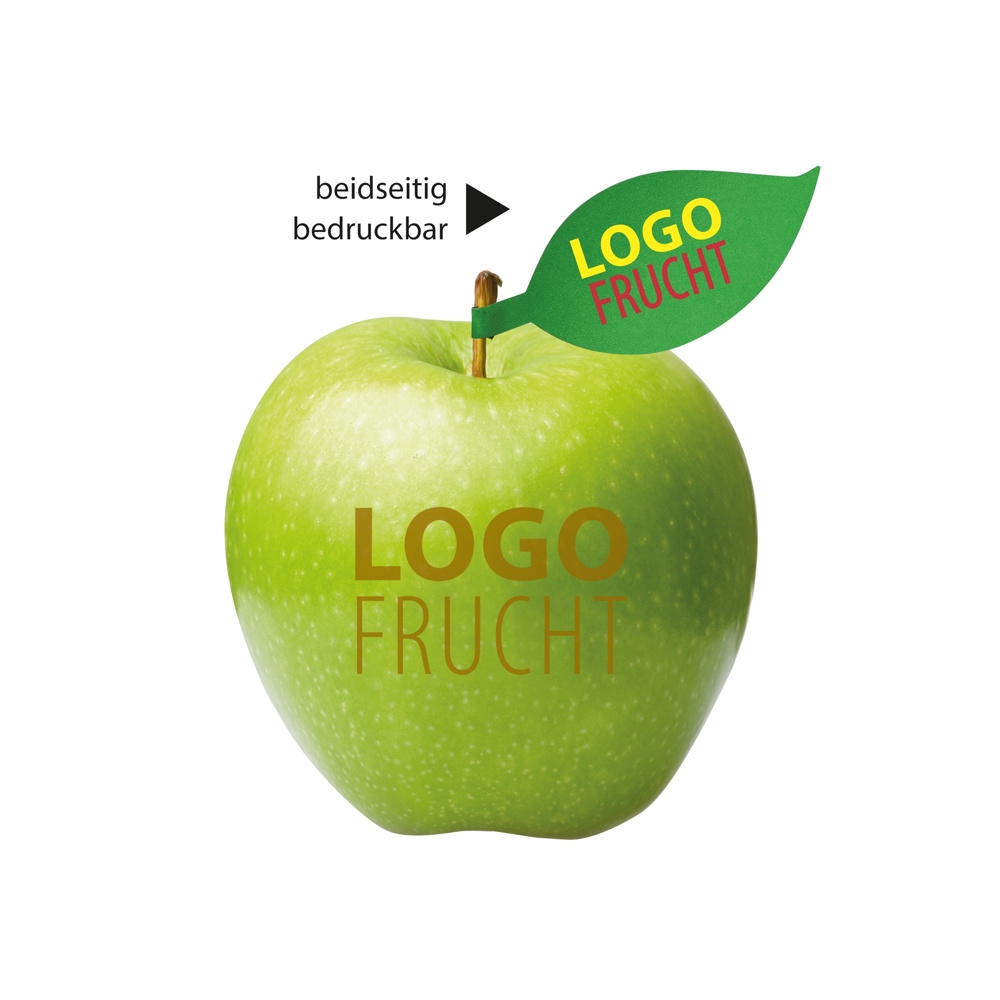 LogoFrucht Apfel grün - braun