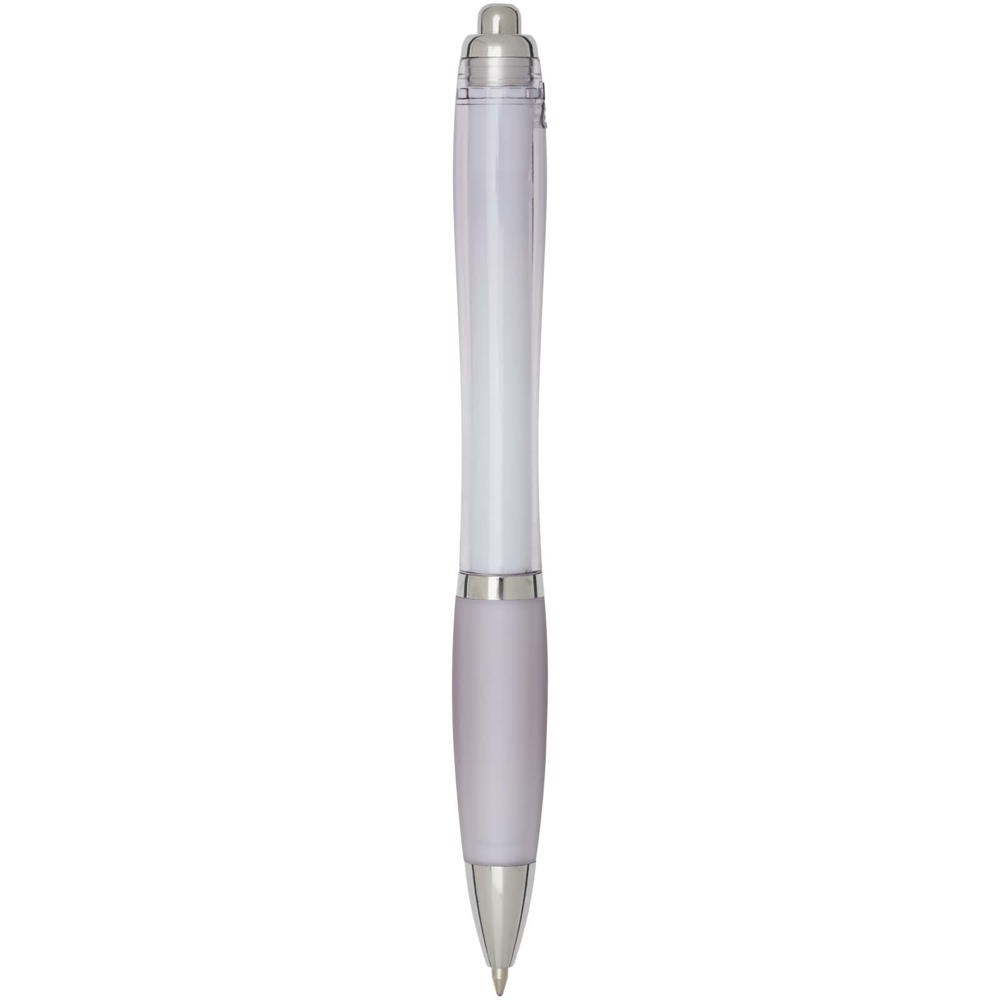 Nash RCS Kugelschreiber aus recyceltem Kunststoff mit farbigem Schaft und Griff (schwarze Tinte)