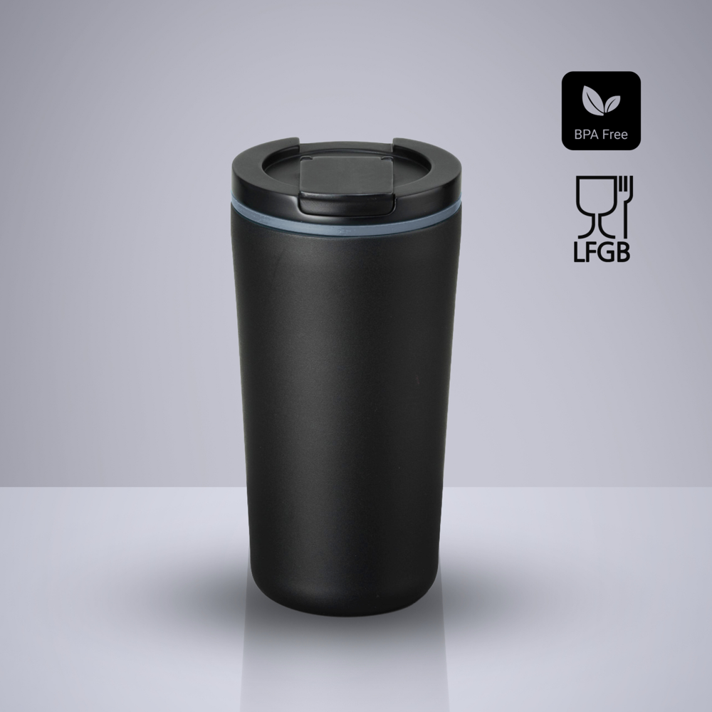 Dynamic Thermobecher mit Kupferschicht, 370 ml - Grau