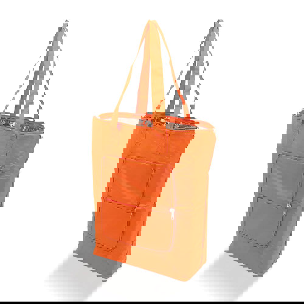 Faltbare Kühltasche - orange