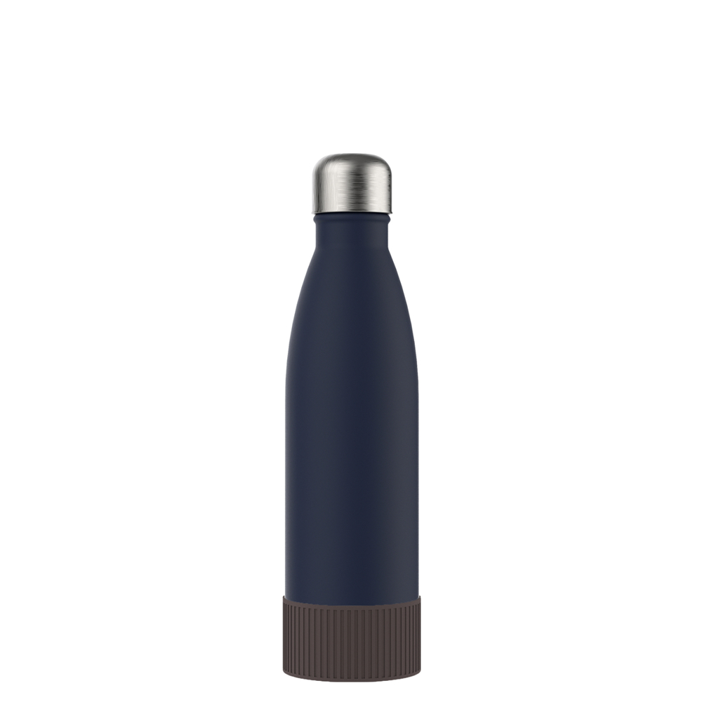 Thermotrinkflasche RETUMBLER-NIZZA - braun, marineblau, silber
