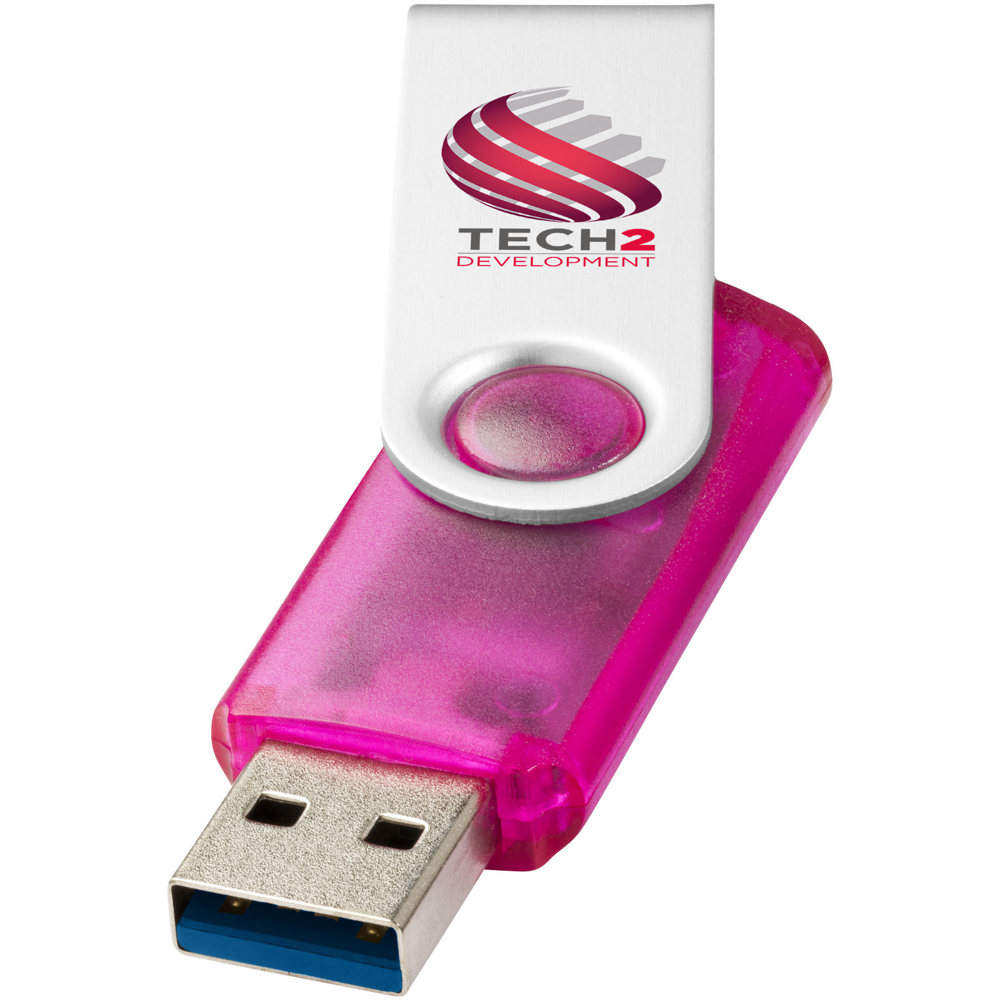 Rotate USB-Stick 3.0 transparent
