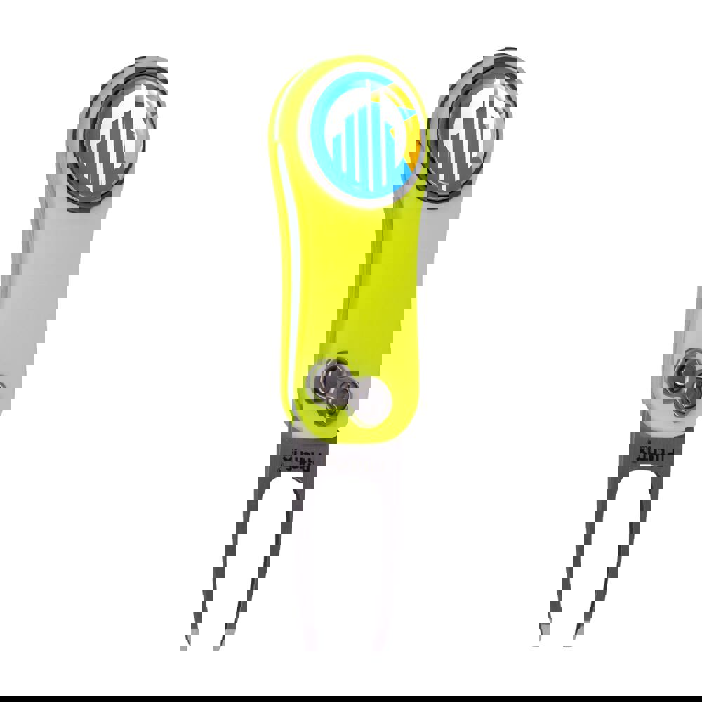 Pitchfix Hybrid 2.0 - Fluorgelb/Weiß