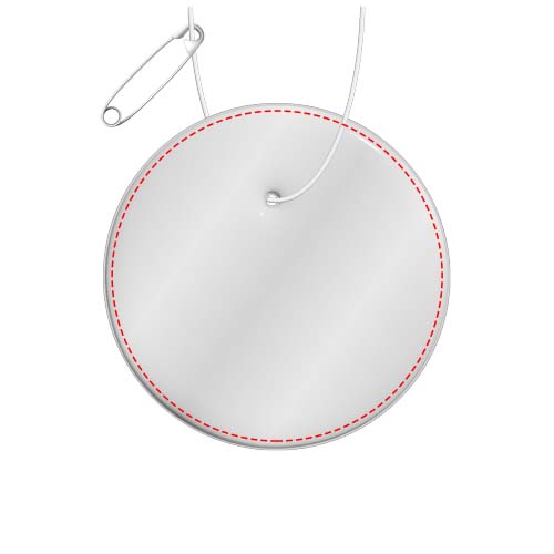 RFX™ H-16 runder, leichter, reflektierender PVC-Anhänger