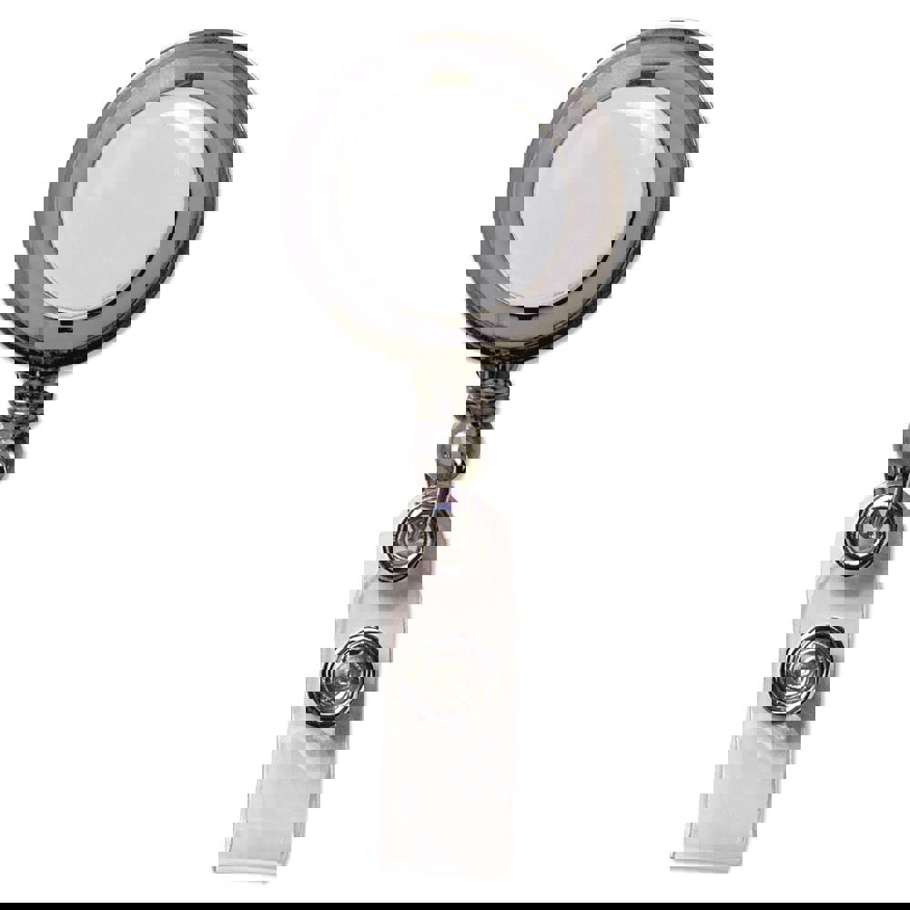 Namensschildhalter - Transparent / Grau