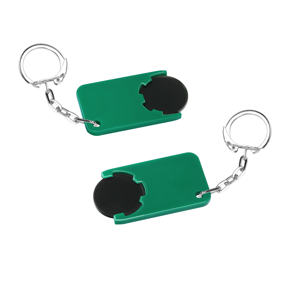 Chiphalter mit 1€-Chip "Beta" - schwarz/grün