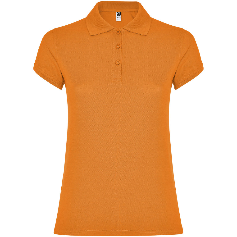 Star Poloshirt für Damen - orange