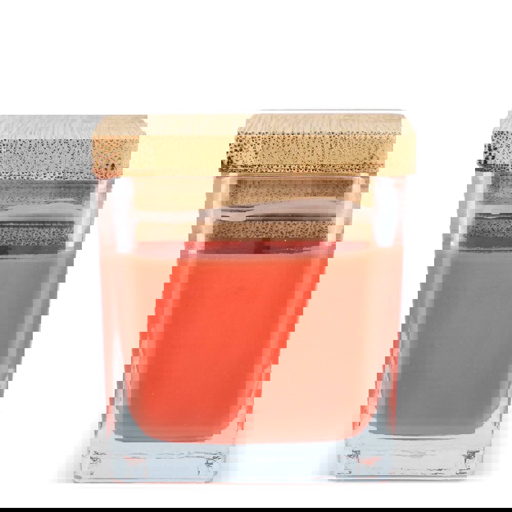 Chakra Kerze auf pflanzlicher Basis im Glasgefäß