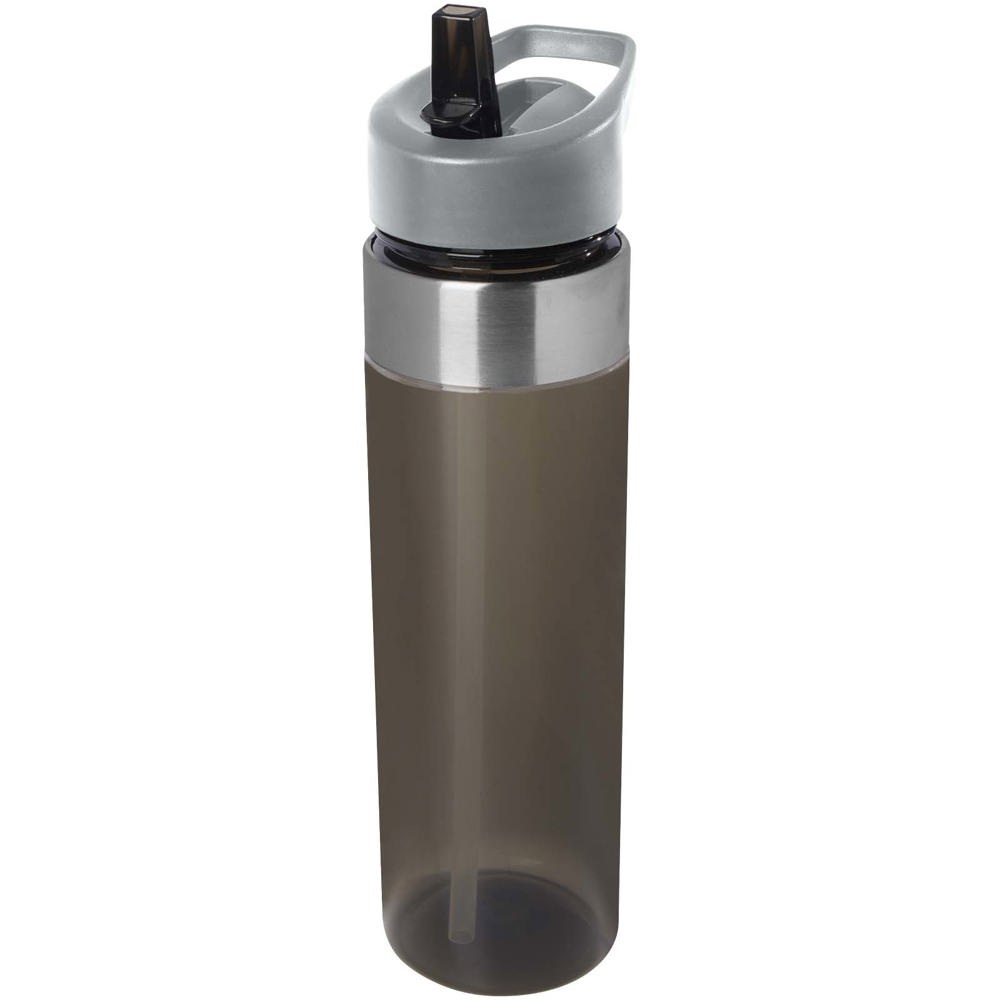 Dylan 650 ml Tritan Flasche mit Ausgussdeckel - grau