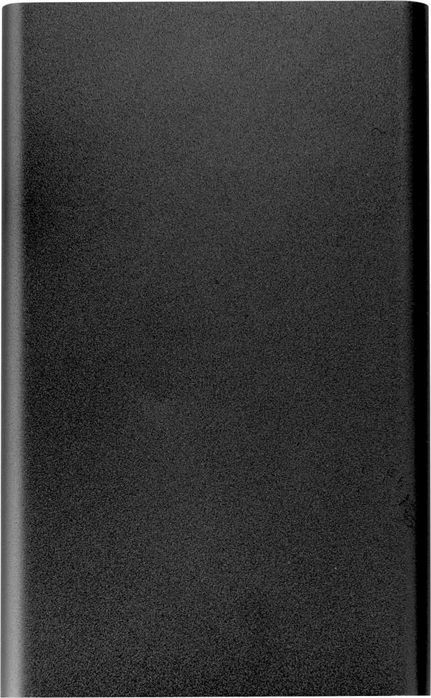 Powerbank aus Aluminium Ezra - schwarz