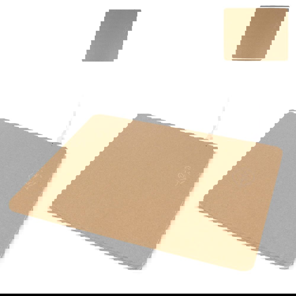 Mousepad mit kabellosem Ladegerät aus Recyclingpapier